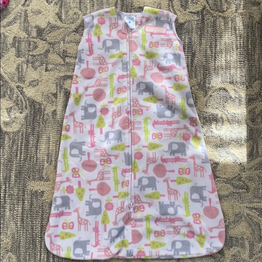 Lot of 2 Halo fleece sleep sack- size M (6-12 mos)